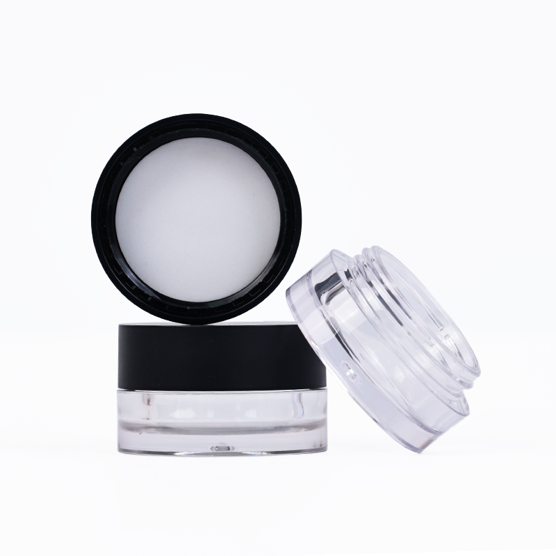 6g customized logo printed eye cream jar and eye cream plastic jar with lid Travel sample