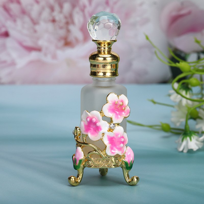 12ml perfume bottle manufacturer directly supplies orchid retro Middle East Dubai perfume essential oil repackaged empty bottle