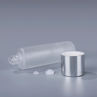 FTS Pet Bottles For Cosmetics Toner Pet Package Flat Shoulder Glass Pet Bottle 230ml