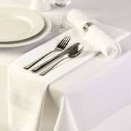 Wholesale High Quality 100% Cotton and Poly Cotton Modern Table Napkins with Edge Binding Customizable Party and Home