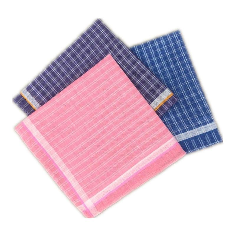 High quality women men pocket square handkerchief custom printed cotton handkerchief