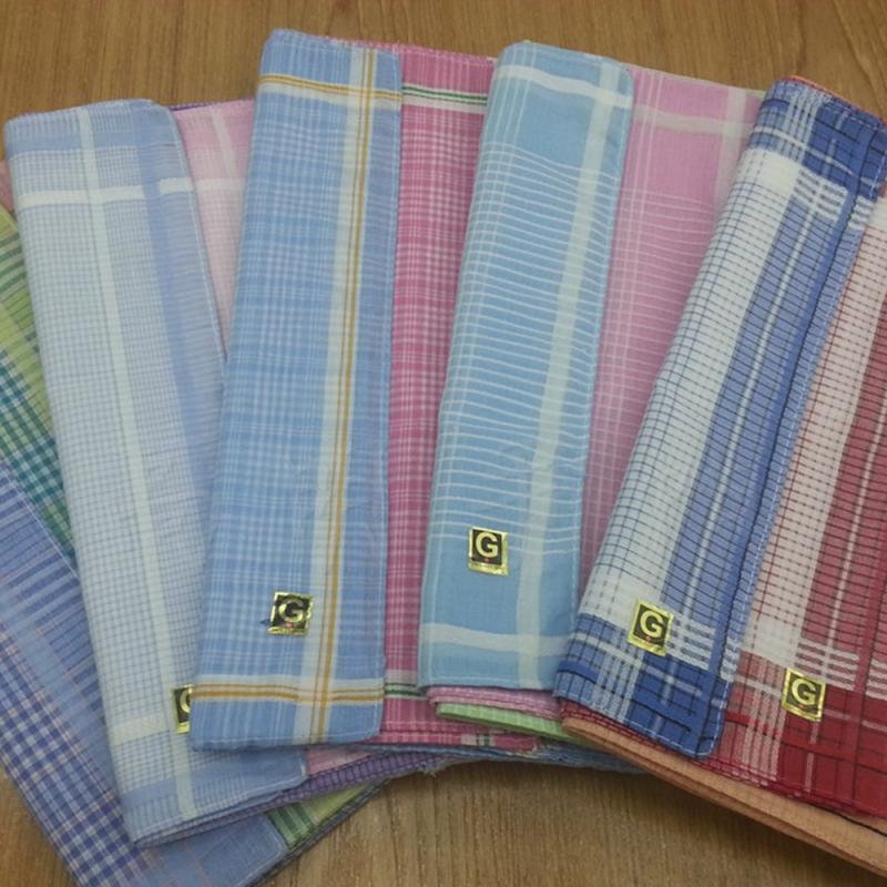 High quality women men pocket square handkerchief custom printed cotton handkerchief