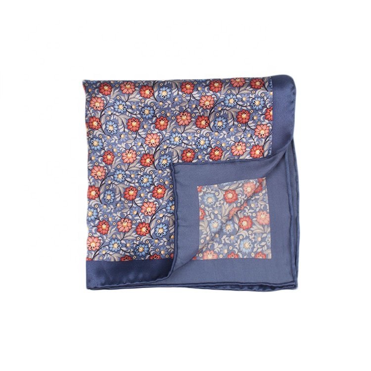 Colorful Print Paisley Floral Dot 33cm Polyester Handkerchief Scarf Men Wedding Party Suit Tie Pocket Square Gift Accessory