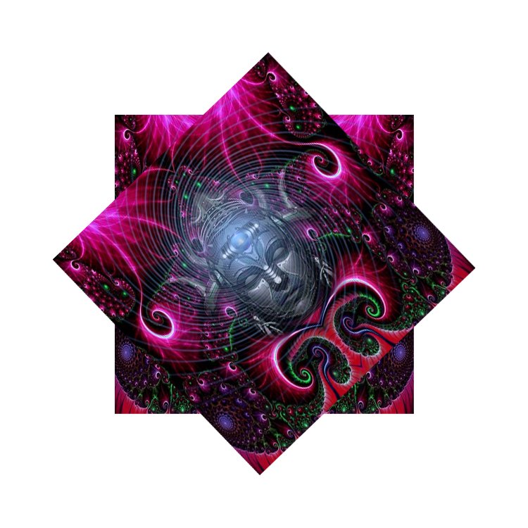 Original Design Dapo Star LED Double-side Print Spin Flowstar Lycra 18-26" Handkerchief Flyper For Fun