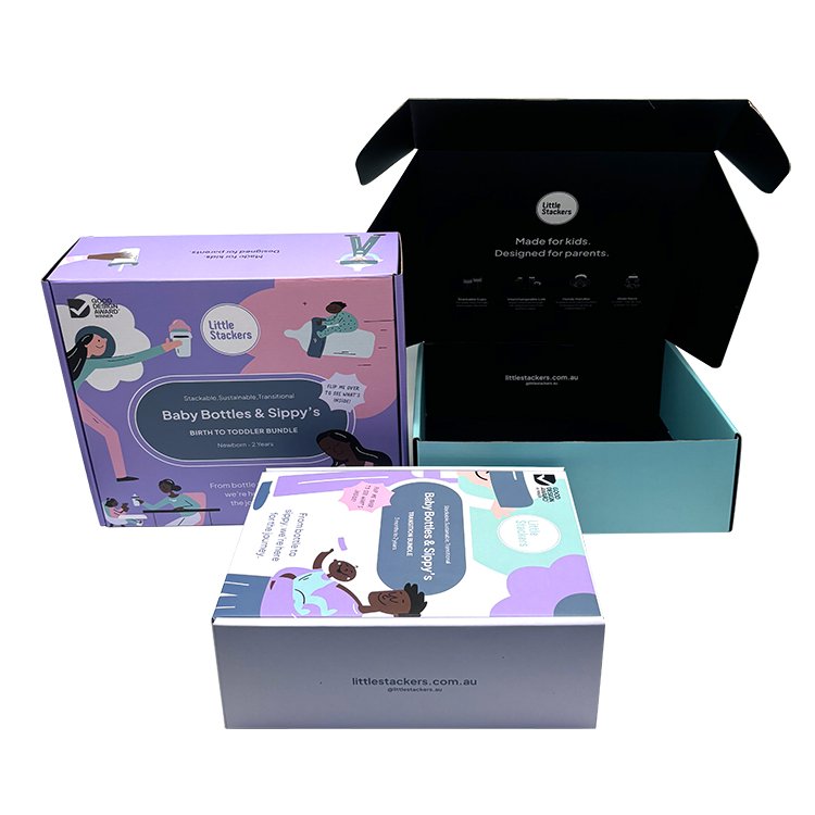 Customized baby product gift box environmentally friendly F&SC children's toy mailbox box