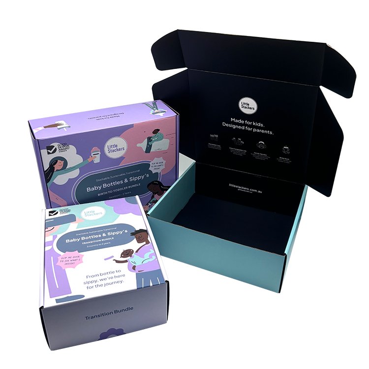 Customized baby product gift box environmentally friendly F&SC children's toy mailbox box