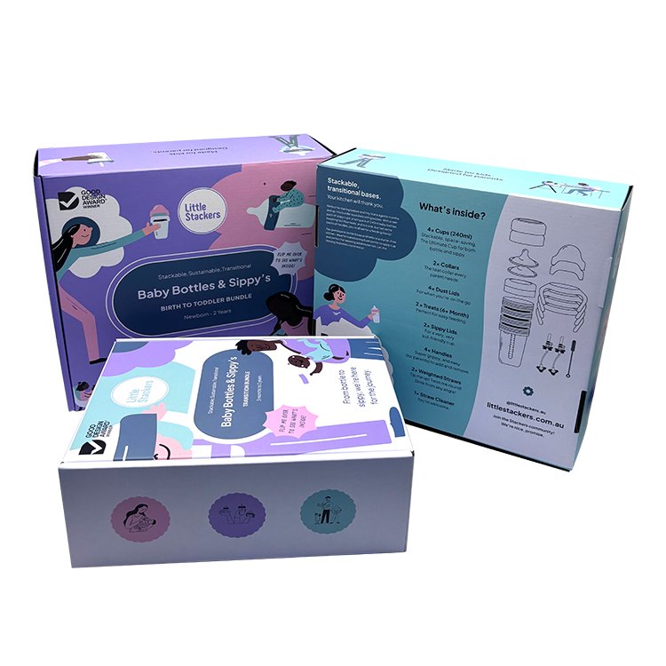 Customized baby product gift box environmentally friendly F&SC children's toy mailbox box