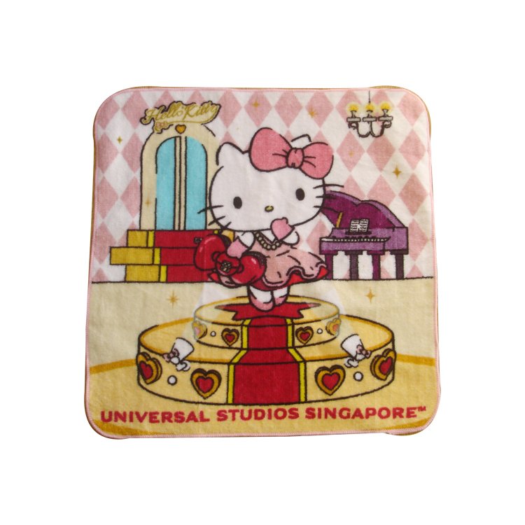 Digital printing cotton handkerchief full color logo design custom printing kids towel Child promotion gift towel