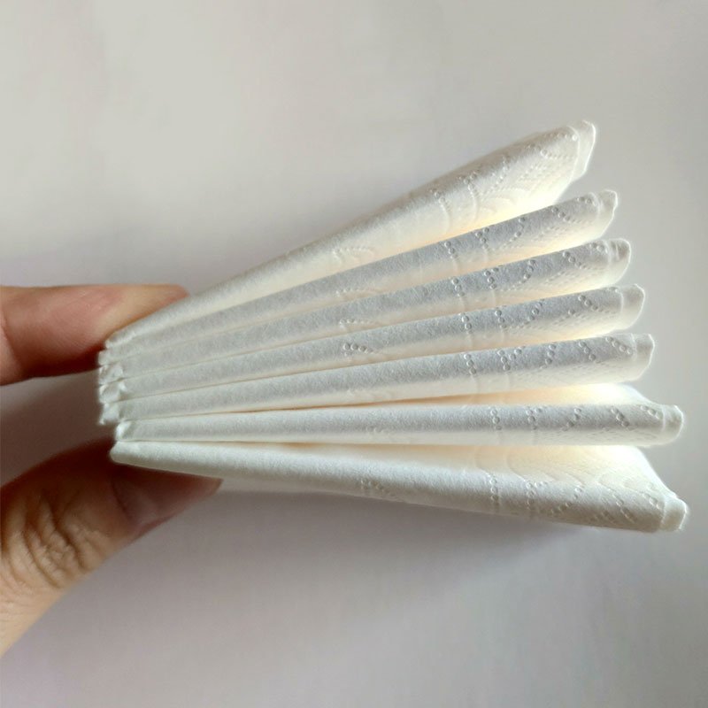 promotional oem white custom tissue pocket print multifunctional hanging tissues bundle pocket handkerchief tissue