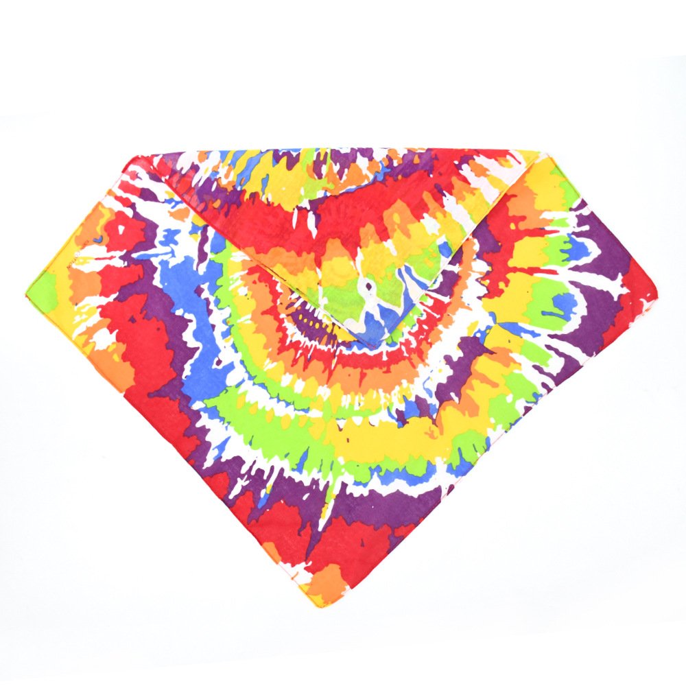 Wholesale Gay Pride Sport Headwear Handkerchief Lgbt Rainbow Printed Cotton Bandanas