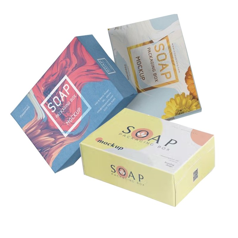Cheap custom design printed wholesale soap boxed gift box bar soap box packaging