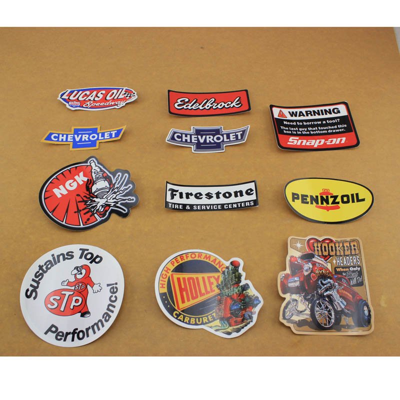 Promotional Die Cut Vinyl Stickers with Custom Header Packaging Cardboard Sticker Packs
