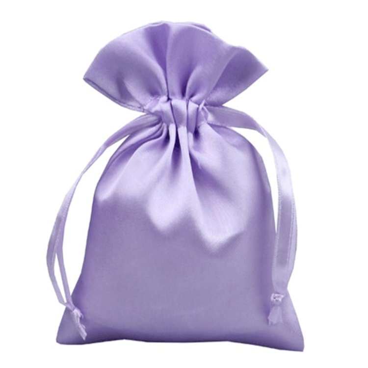 Luxury Custom Logo Jewelry Underwear Satin Pouch Hair Extension Packaging Satin Bags Drawstring Satin Bags Packaging