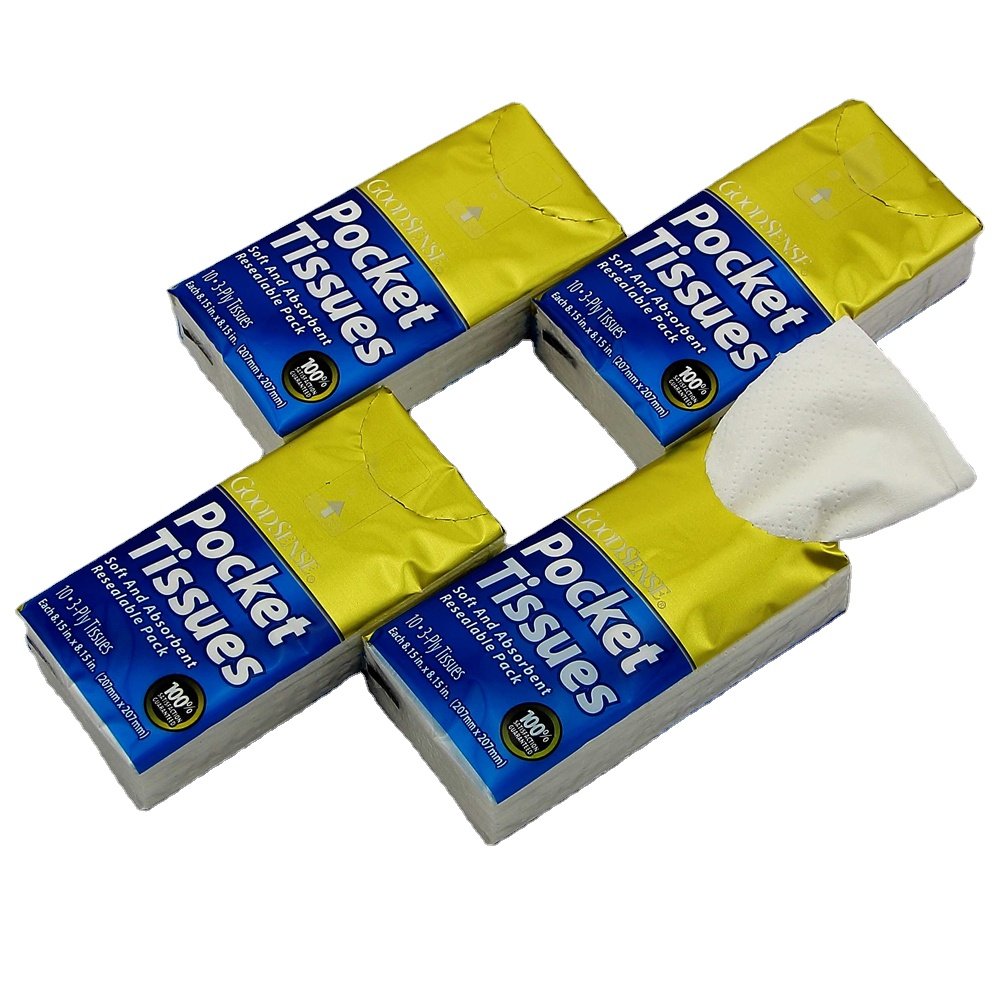 Wholesale Promotion Ultra Soft Napkin Facial Tissue Paper Standard Pocket Tissue