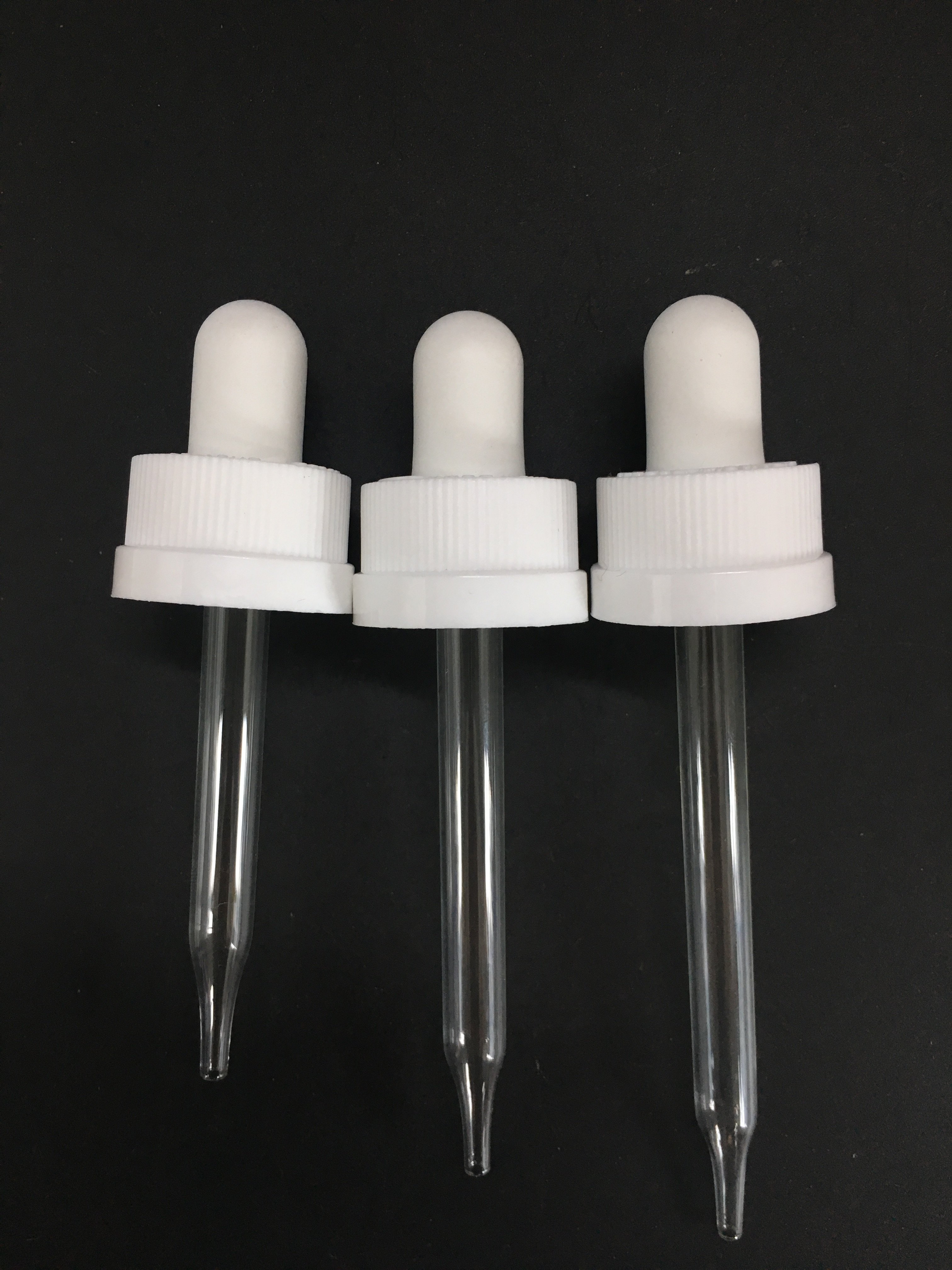 1oz clear Boston Round w/ Black CRC calibrated dropper