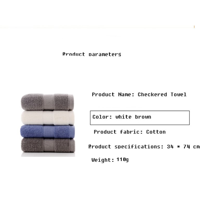 Household hotel textile super absorbent soft cotton towel handkerchief for face and hand washing (multicolor)