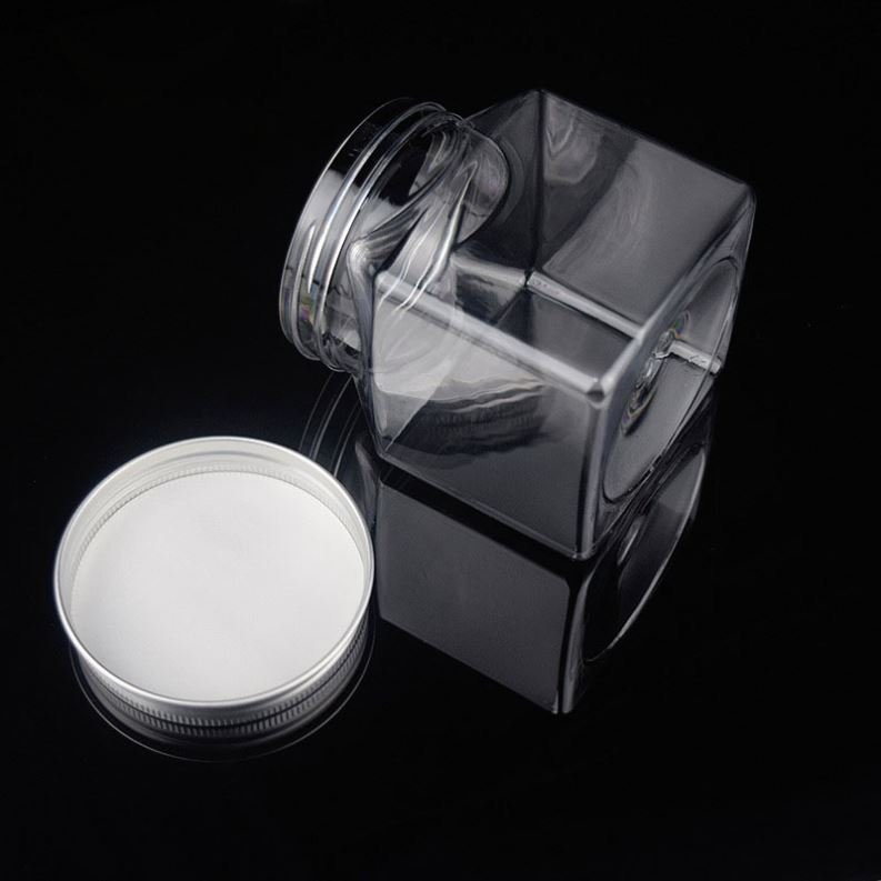 300ml Free Sample Custom color Plastic clear cosmetic Cream Jar Round plastic cosmetic jar Cosmetic Jars