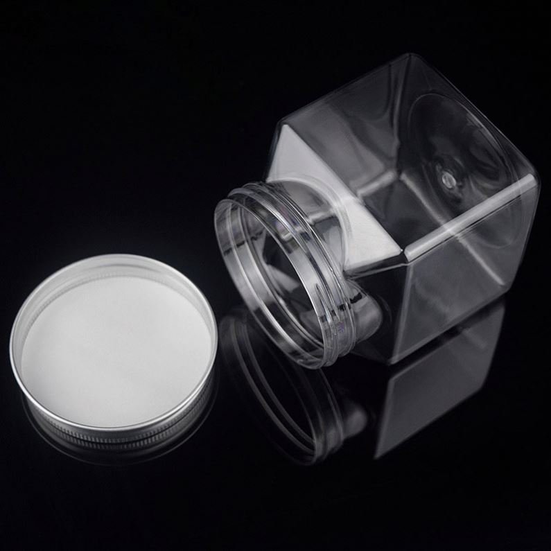 300ml Free Sample Custom color Plastic clear cosmetic Cream Jar Round plastic cosmetic jar Cosmetic Jars