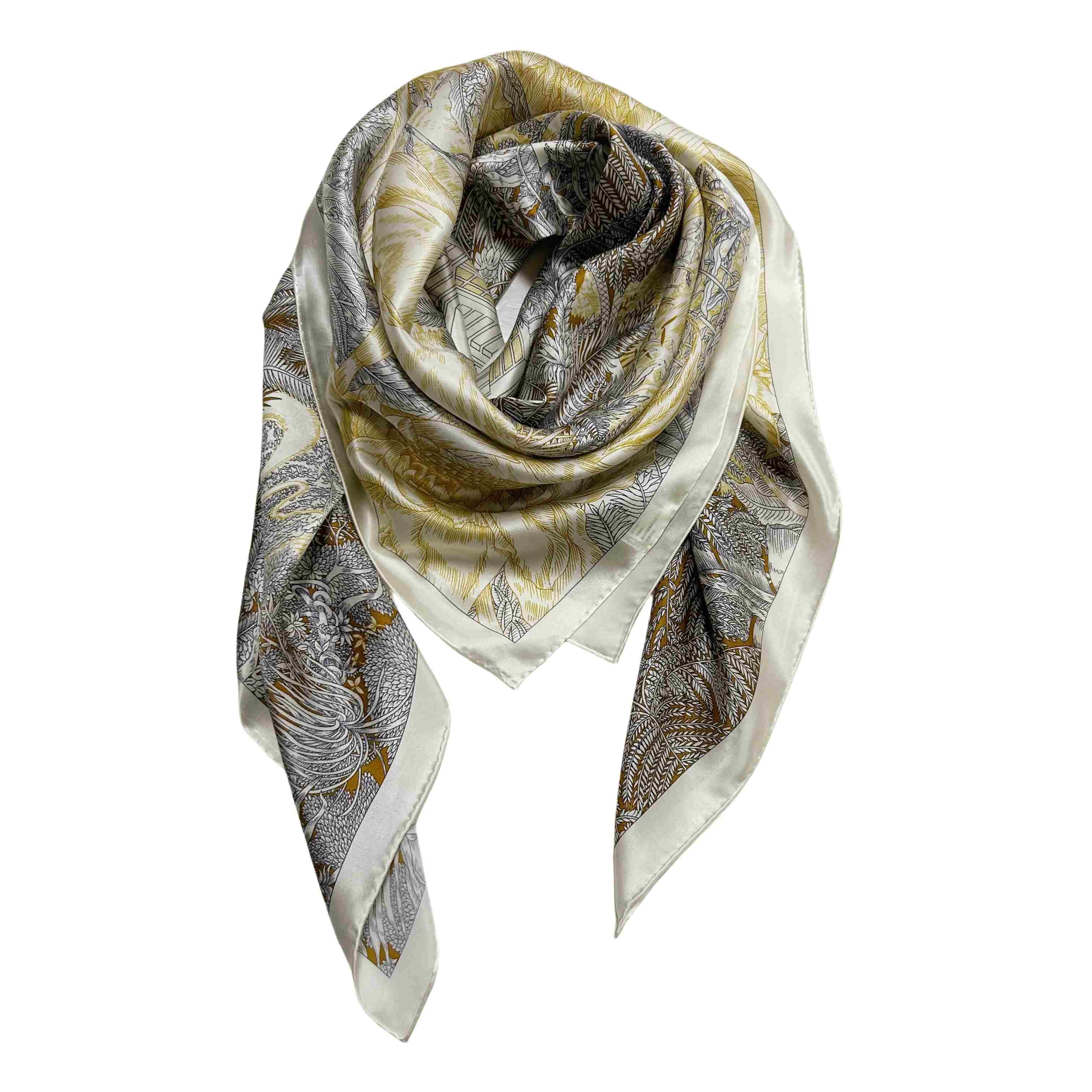 Factory Direct Plain Custom Logo Silk Scarves Digital Printed Woman Square Neck Scarf For Women
