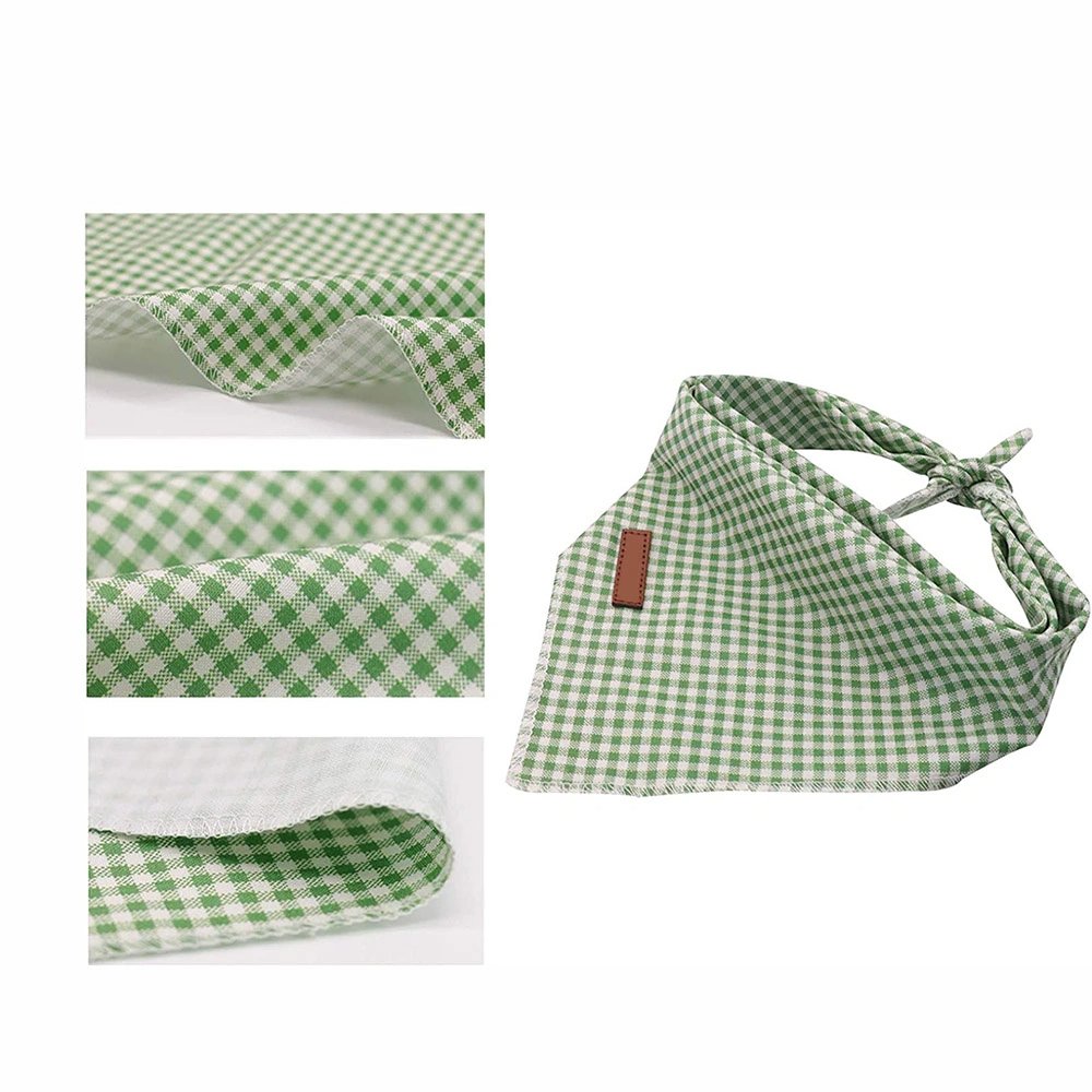 Luxury Custom Washable Handkerchief Scarf Pet Snood Triangle Bandana Dog Bandana Dog Bandanas