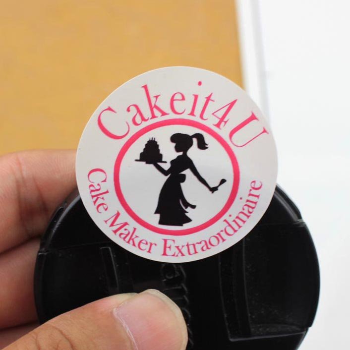 Custom Printing Service Self Adhesive Sheet Spice Jar And Food Packaging Round Seal Vinyl Plastic Logo Sticker Label For Bottle
