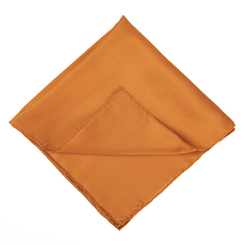 Men's 100% Silk Hand Rolled Solid Pocket Square Set 4 Pcs Assorted Handkerchief Set Party Weddings Elegance Collection