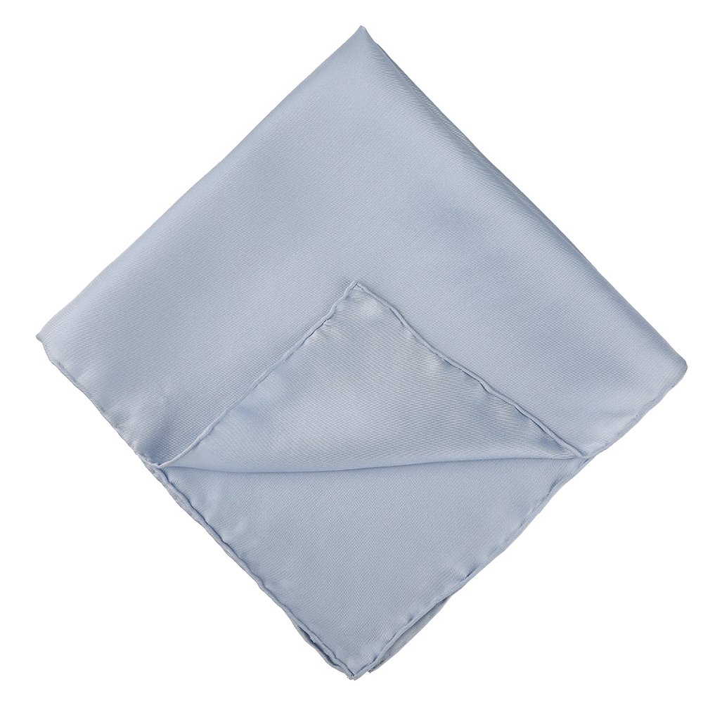 Men's 100% Silk Hand Rolled Solid Pocket Square Set 4 Pcs Assorted Handkerchief Set Party Weddings Elegance Collection