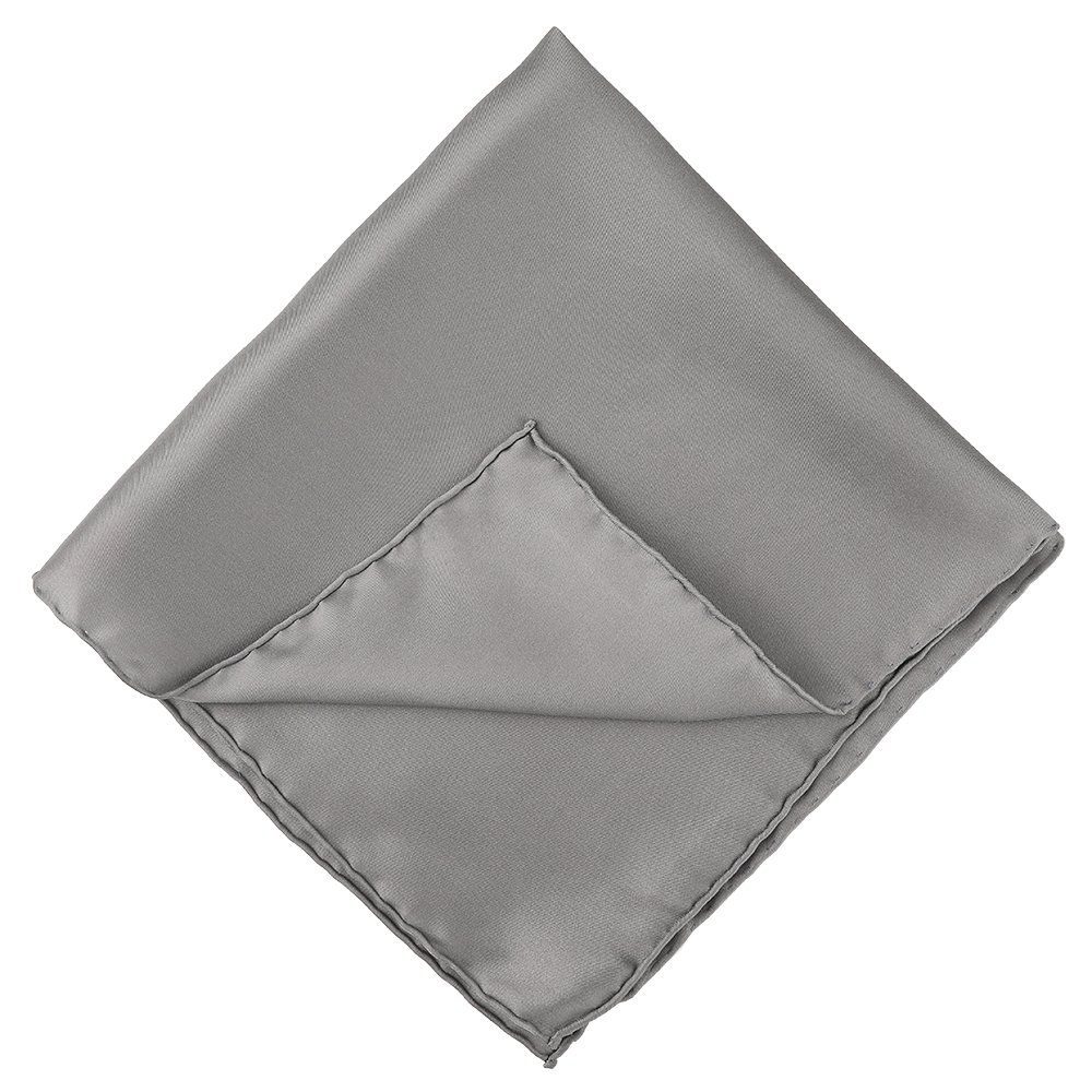 Men's 100% Silk Hand Rolled Solid Pocket Square Set 4 Pcs Assorted Handkerchief Set Party Weddings Elegance Collection