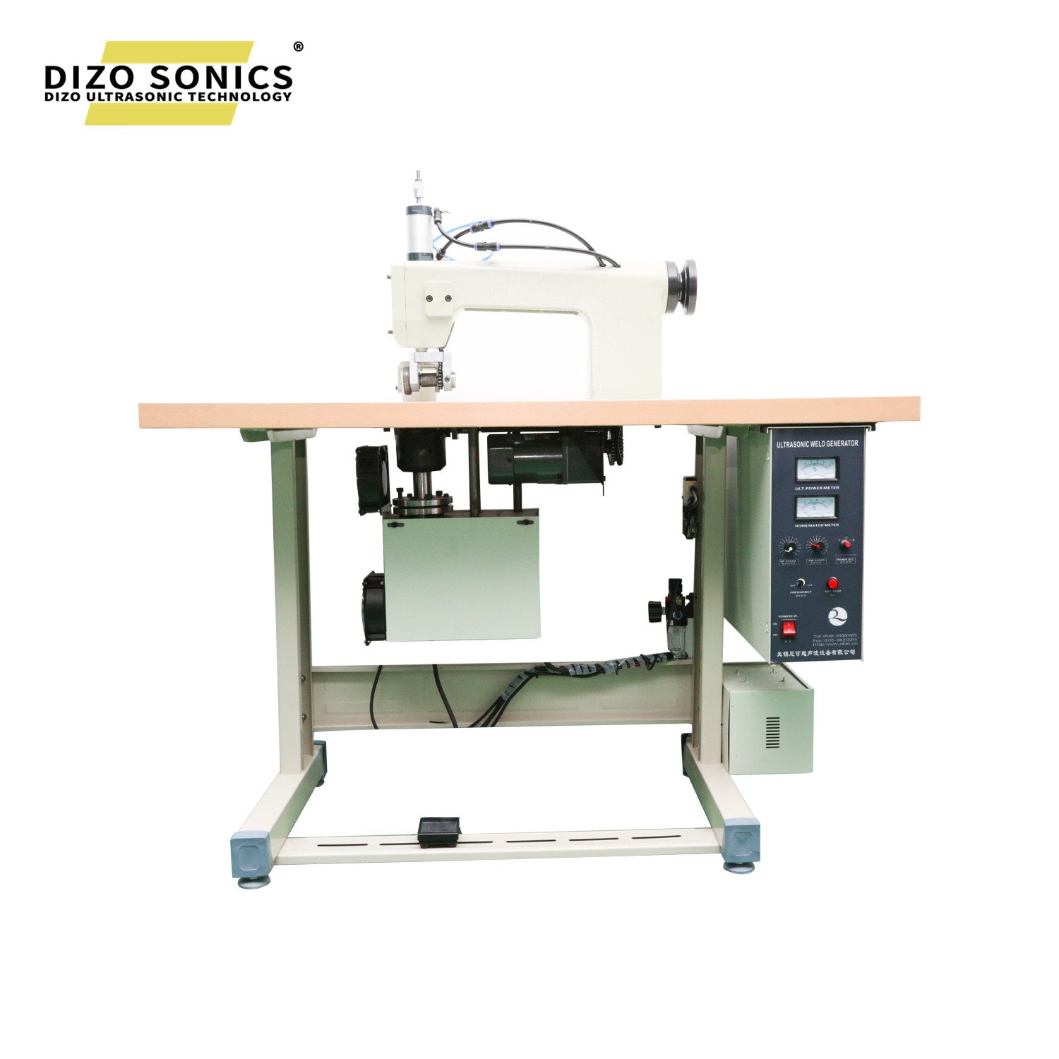 High-quality Ultrasonic Fabric Sewfree Sewing Machine for Gown and Apparel