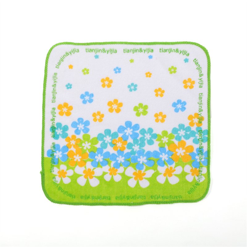 Top Selling Lovely Mini 23*23cm Printing Baby Cotton Handkerchief