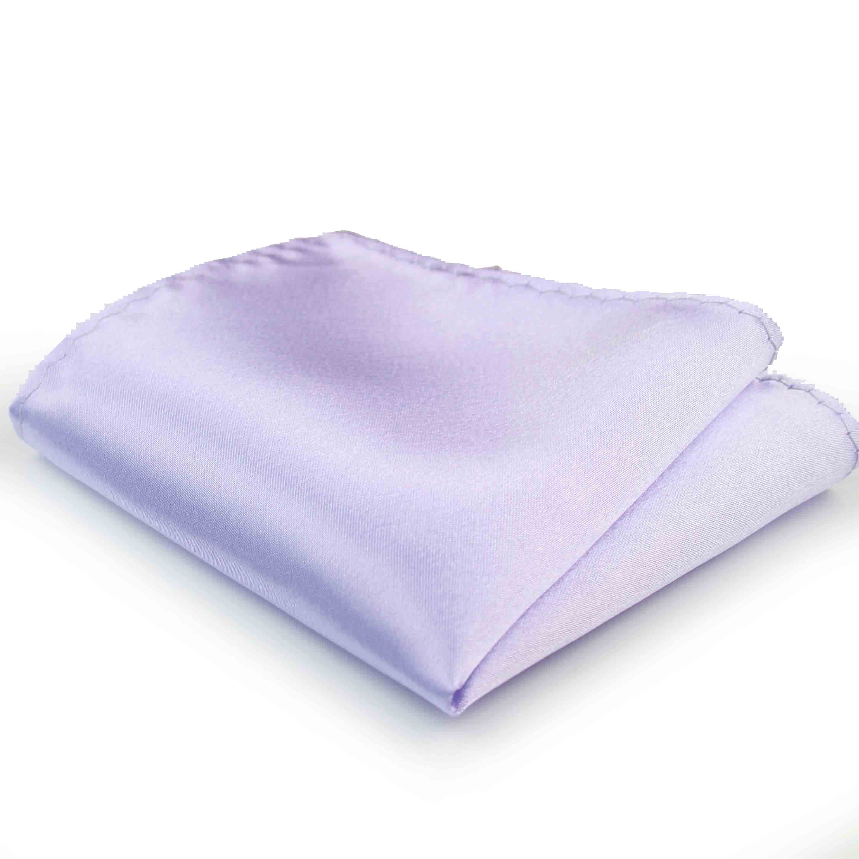 Solid Hankie Polyester Satin Pocket Square Business Tuxedo Wedding Tie Men Handkerchief Accessory