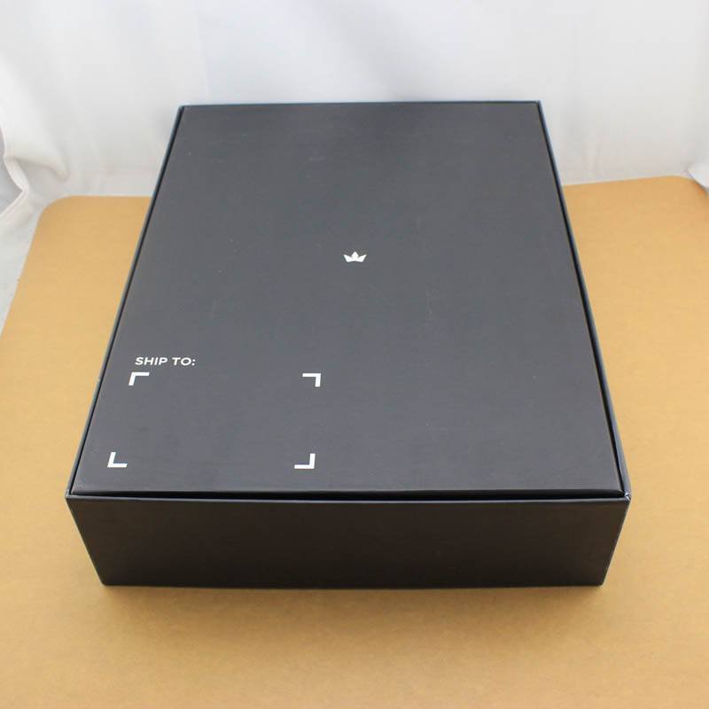 Custom black cardboard Paper box for articles for daily use Packaging Box for gift