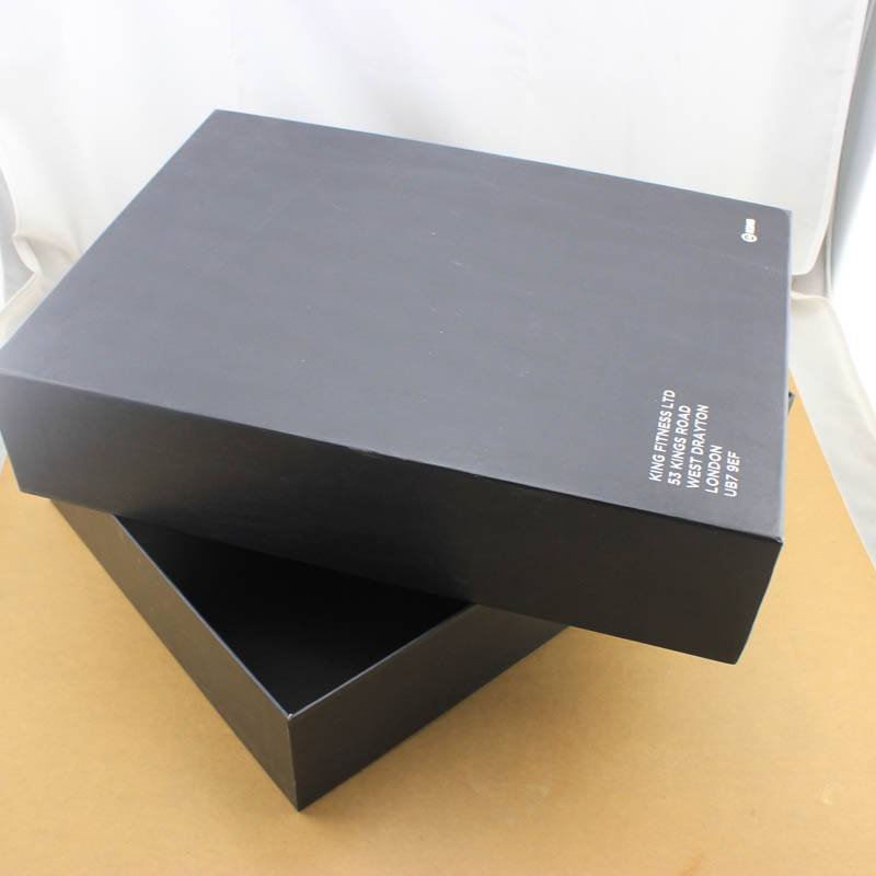 Custom black cardboard Paper box for articles for daily use Packaging Box for gift
