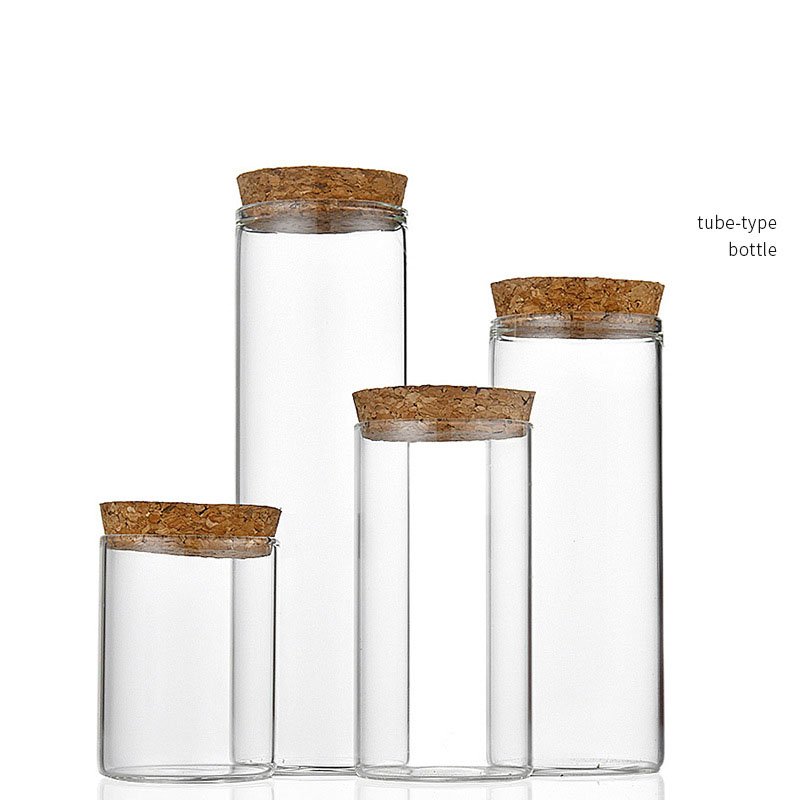 cork bottle 100ml Glass Vials large test tube With Cork Stopper 47mm Bottle Diameter