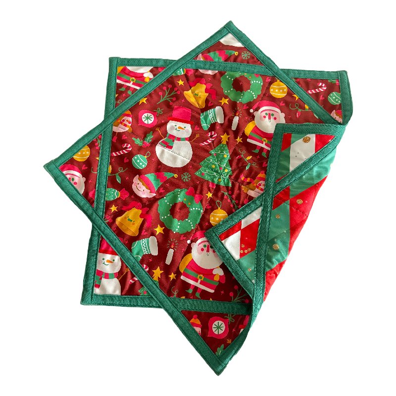 Original Christmas Design Dapo Star Spinning Cloth Double-side Print Flowstar Lycra 26" Handkerchief Flyper For Raver