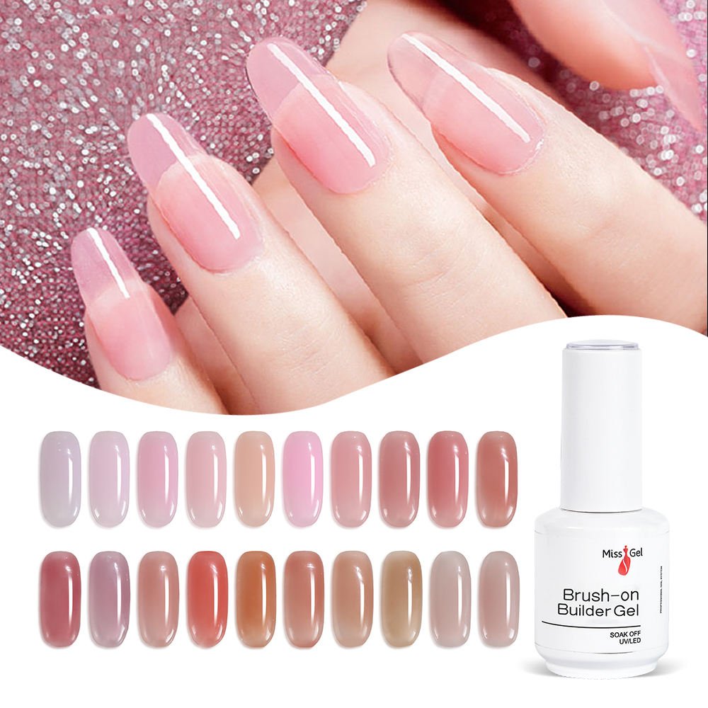 Custom Logo Luxury Reusable Uv Gel Polish Container Square 10ml 15ml Empty Glass Nail Polish Bottle