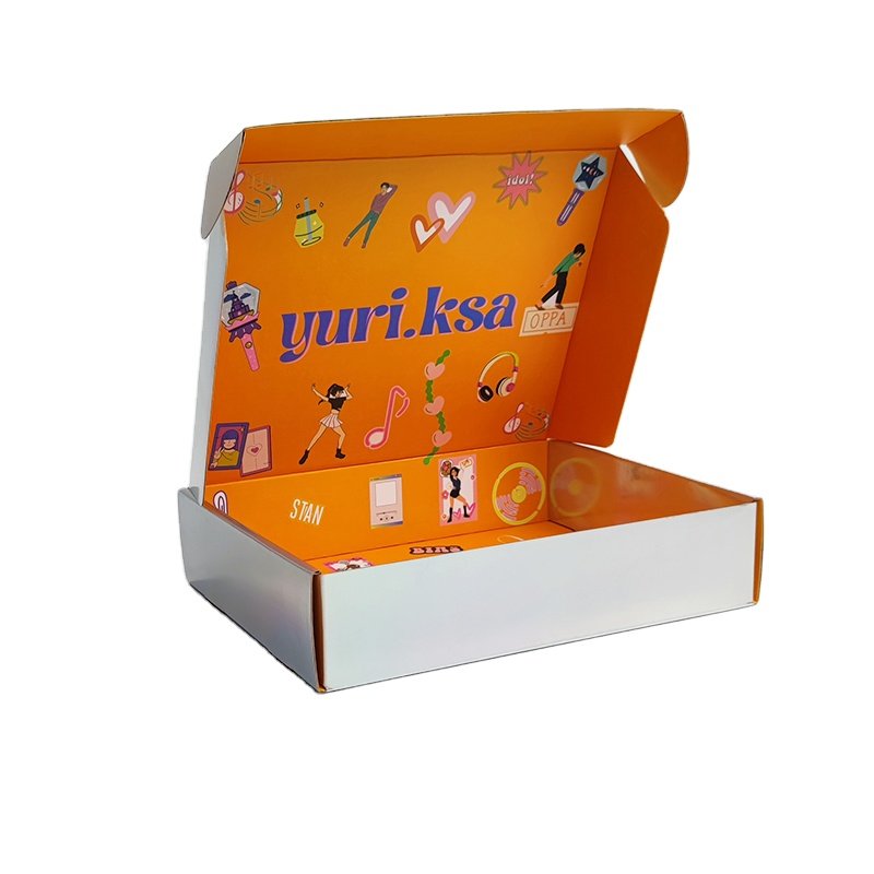 Wholesale Corrugated Paper Packaging Shipping Laser Mailer Box For Versatile Shipping Needs With Custom Logo