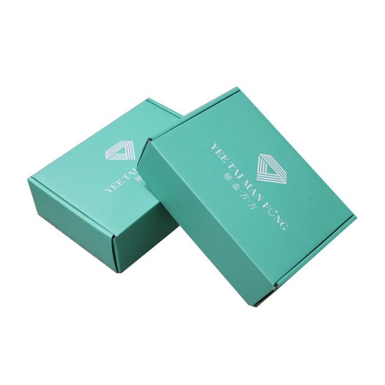 Customized Personalized 10 X 10 Cm Mini Small Blue Shipping Boxes