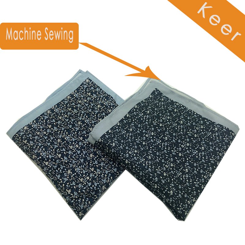Dacheng Luxury silk Handkerchief Men Paisley Floral Digital Printed Pocket Squares Fashion Wedding Hankie