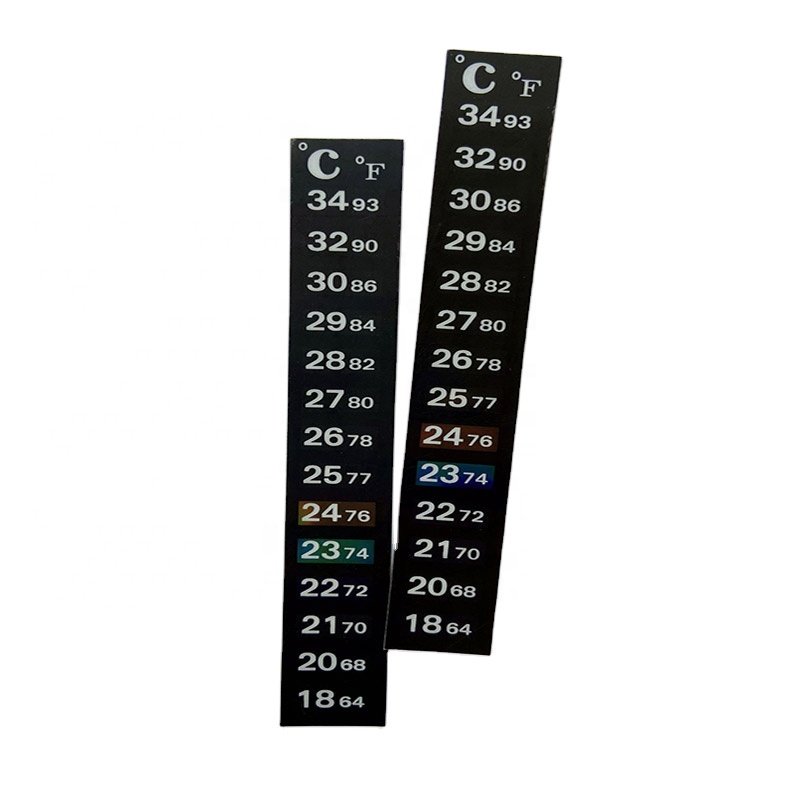 Heat Sensitive Color Changing Temperature Indicator Label Sticker