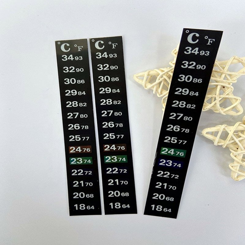 Heat Sensitive Color Changing Temperature Indicator Label Sticker