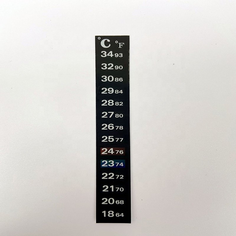 Heat Sensitive Color Changing Temperature Indicator Label Sticker