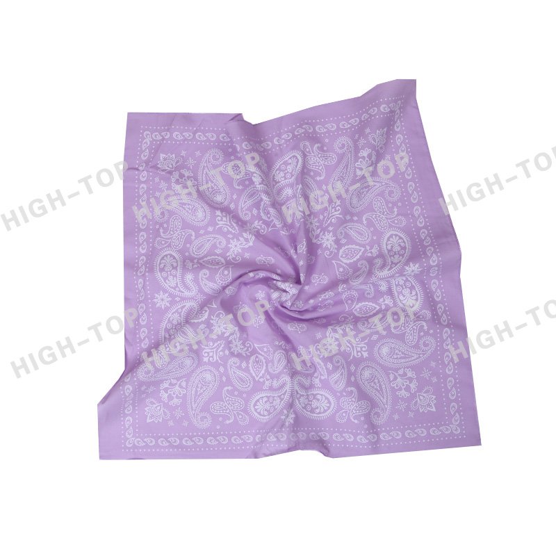 Unisex Bandana Men Head Wrap Custom Square Cotton Polyester Fashion Style Handkerchief for Tie Dyeing Sublimation-Bulk Solid