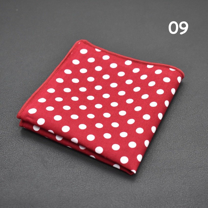 Low price mens suit square towel wedding British polka dot colorful pocket square handkerchief