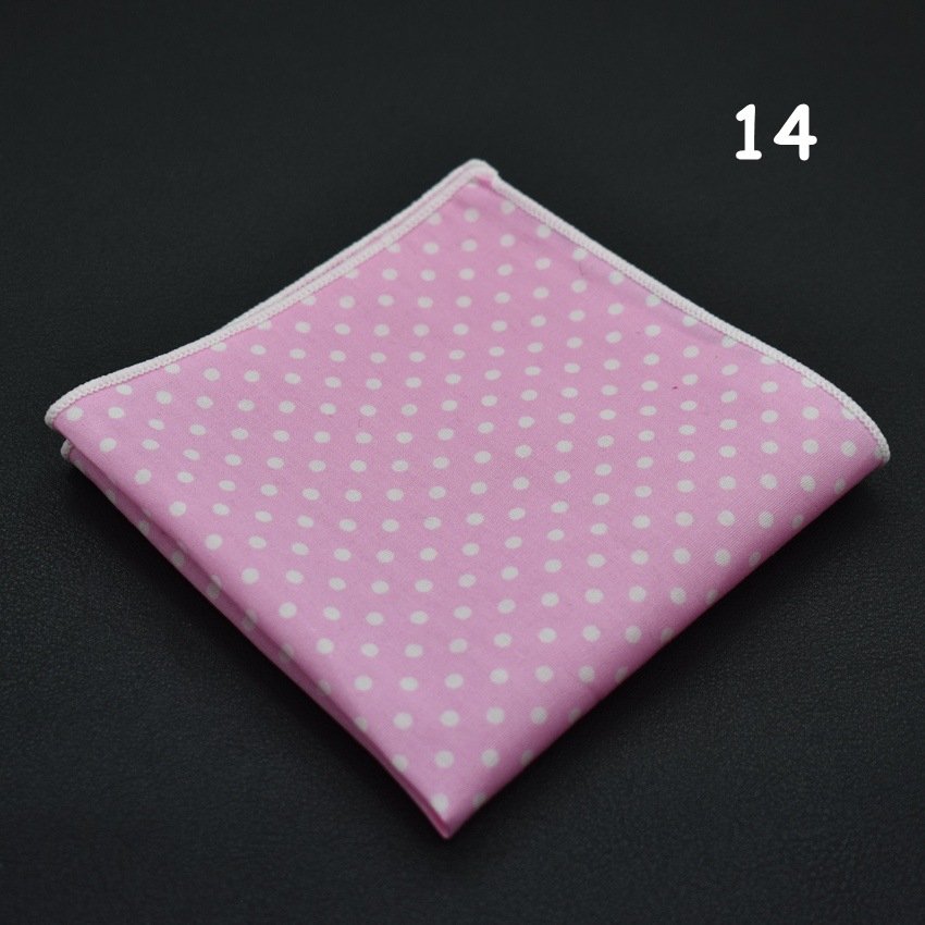 Low price mens suit square towel wedding British polka dot colorful pocket square handkerchief