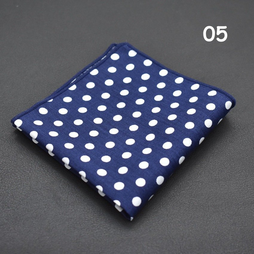 Low price mens suit square towel wedding British polka dot colorful pocket square handkerchief