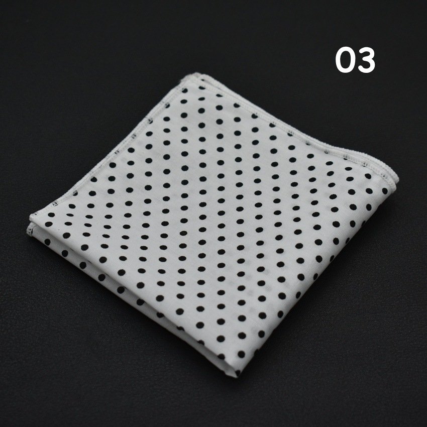 Low price mens suit square towel wedding British polka dot colorful pocket square handkerchief