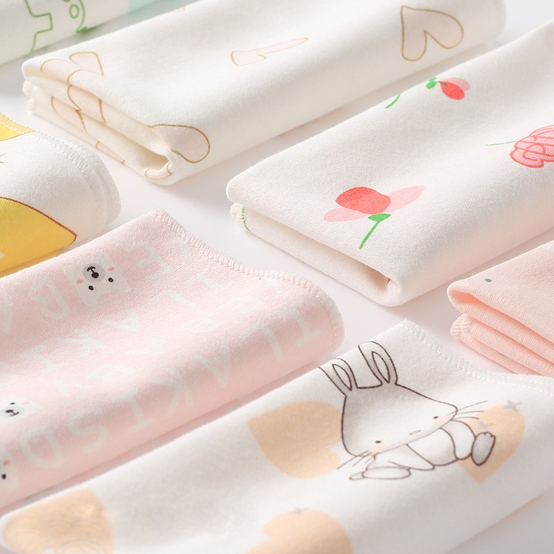 super soft cotton small square for the child Baby saliva towel face towel handkerchief