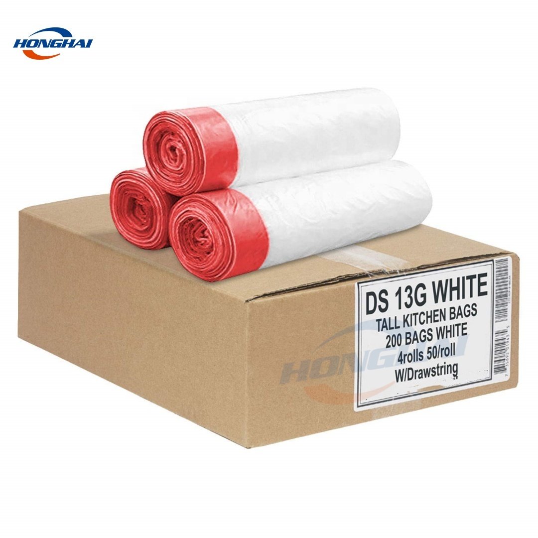 Trash Bags Garbage Bags 13 Gallon,Trash Bags Wholesale 13 Gallons With Arom,Drawstring Dustbin Trash Sack Garbage Bag On Roll