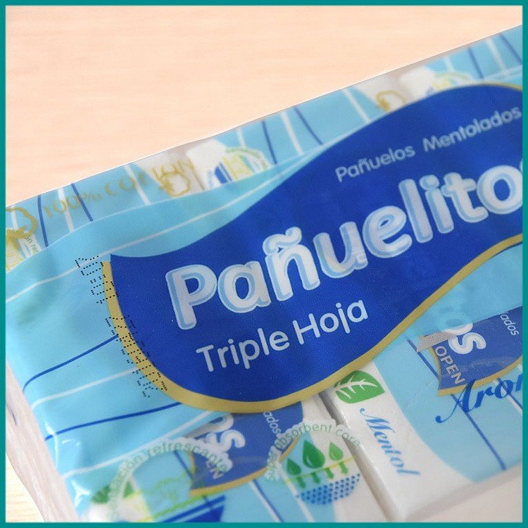 Private Label Luxury Paper Handkerchief with Custom Logo